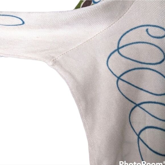 Vintage Sixties Pattern Tunic Length Sweater size M - Picture 10 of 12